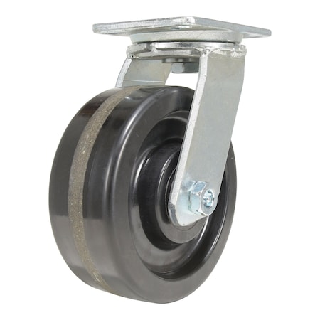 Vestil Phenolic Swivel Caster 8 In. Diameter x 3 In. Width 2500 Lb. Capacity Black CST-VE-8X3PH-S